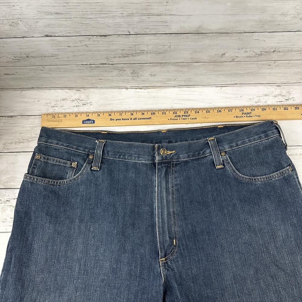Carhartt Denim Jeans Men's 42x30‎ Relaxed Fit workwear 5 pocket Work Casual - Picture 10 of 15